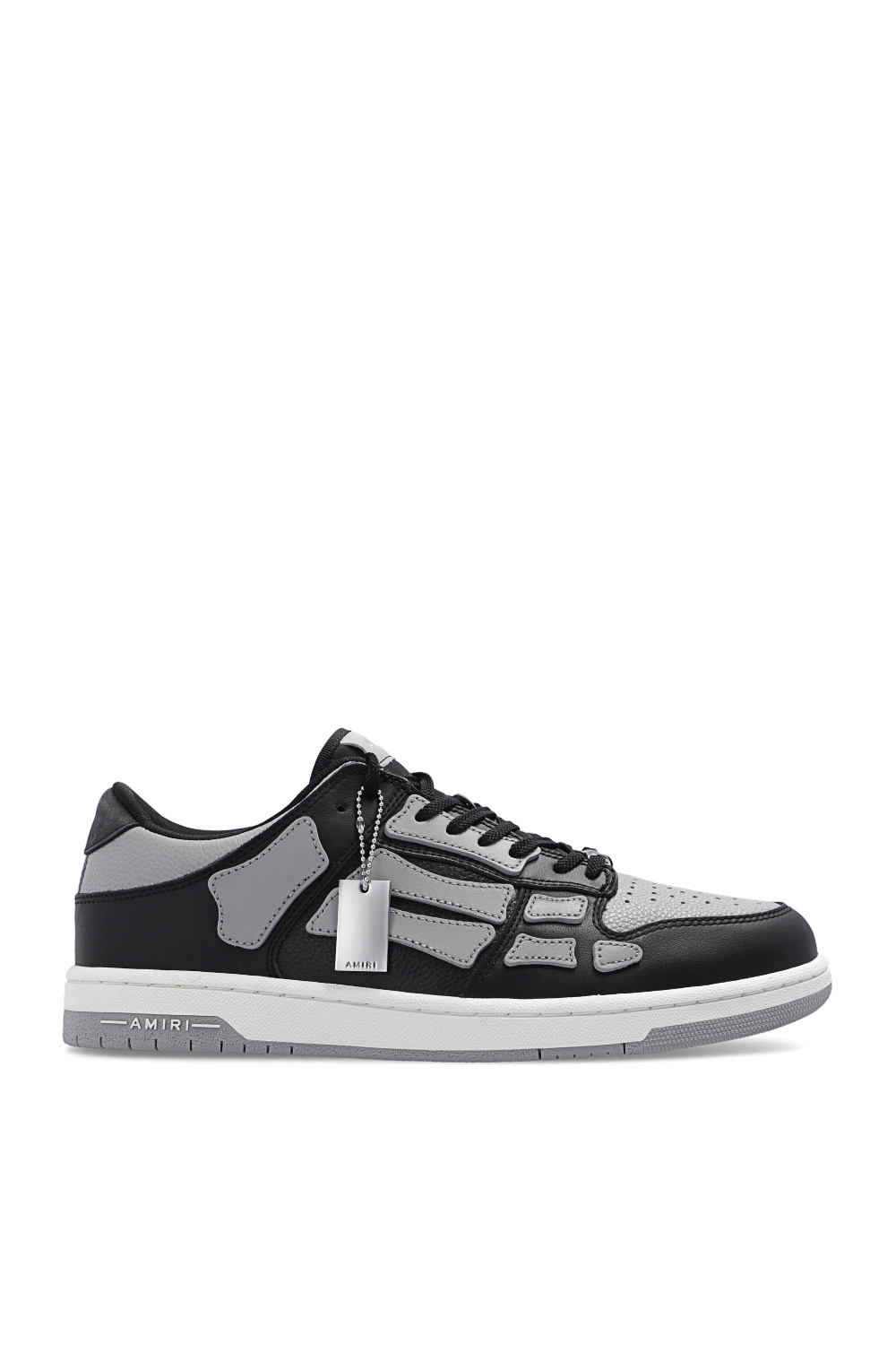 スニーカー AMIRI SS25 'Skel Top Low' sneakers (AMFOSR1047 WHITEBLACK) AMIRI Skel Top Low White Black White Men's - PS22MFS003-111